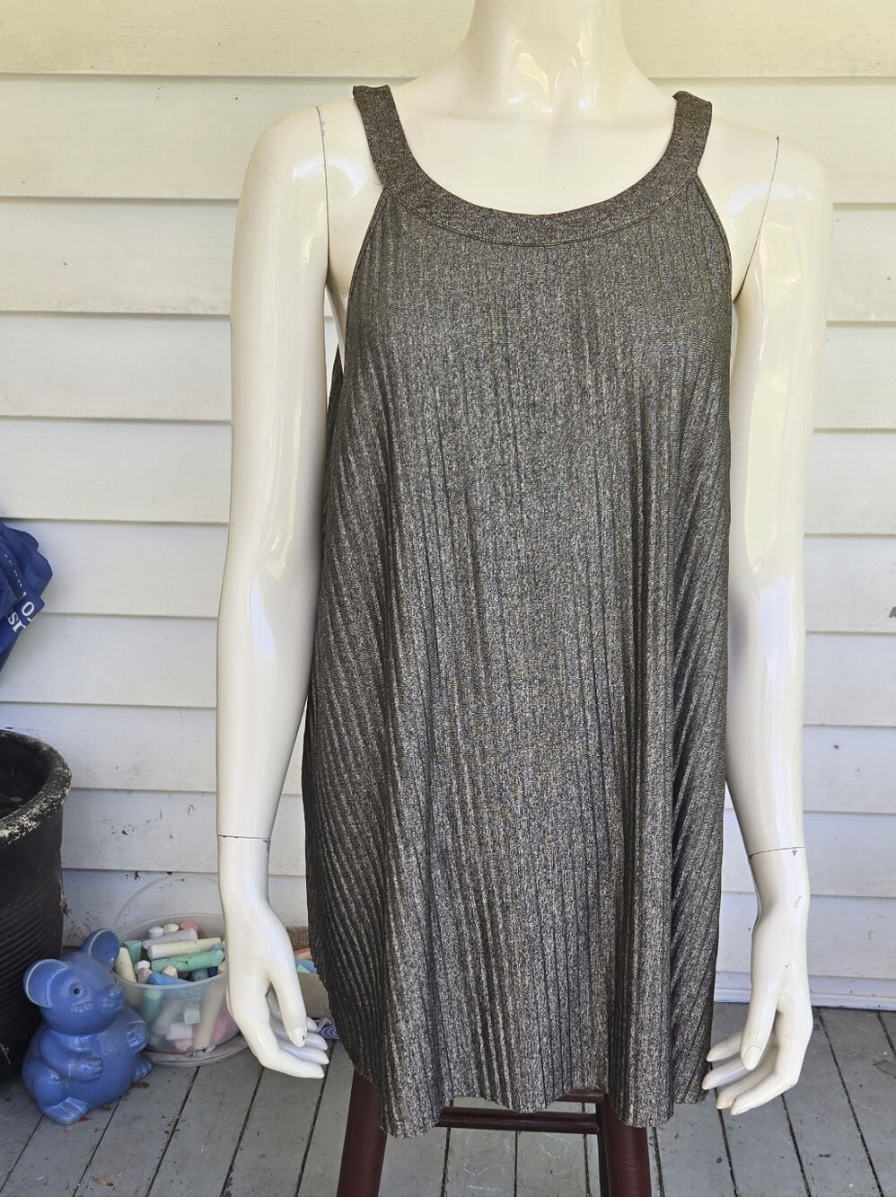 3X Torrid Metallic Knit Top/ Mini Dress